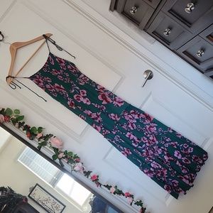 Free People Garden Party maxi small turquoise teal green pink